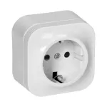 Gniazdo pojedyncze n/t ToDo 2P+Z Sch. IP20, 16A, 230V AC, biały, 10szt
