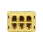 Złączka instalacyjna wciskana 6-przewodowa; dwurzędowa; na drut 0,75-2,5mm2; IEC 300V/24A 50 szt.