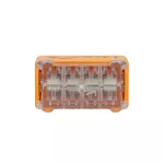 Złączka instalacyjna wciskana 8-przewodowa; dwurzędowa; na drut 0,75-2,5mm2; IEC 300V/24A; 10 szt.