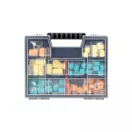 Zestaw złączek instalacyjnych HOUSE, 123 sztuk. Wciskane: 30x 2-przew. 30x 3-przew. 25x 4-przew. 20x 5-przew. 10x 6-przew. 8x 8-przew.