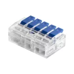 Złączka instalacyjna zaciskowa 5-przewodowa; na dowolny przewód 0,2-4mm2; IEC 450V/32A;Blister 4 szt.