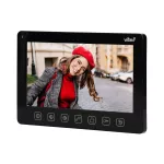 NOVEO MULTI2, zestaw wideodomofonowy 2-rodzinny, bezsłuchawkowy, kolor, LCD 7", menu OSD, sterowanie bramą, czarny