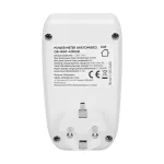 Watomierz, kalkulator energii z wyświetlaczem LCD, wersja Schuko