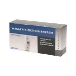 1-fazowy wskaźnik zużycia energii elektrycznej, 80A, dodatkowy wskaźnik, wyjście impulsowe, przycisk RESET, 2 moduły, DIN TH-35mm