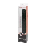 Listwa przeciwprzepięciowa, 5 gniazd 2P+Z (Schuko), kabel 3x1,0mm2, długość 1,5m, z wyłącznikiem podświetlanym dwutorowym. 10A/230 VAC, Ochronnik przeciwprzepięciowy, Ładowarka 2xUSB 2,1A. Płaska wtyczka