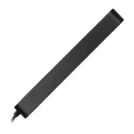 Listwa przeciwprzepięciowa, 5 gniazd 2P+Z (Schuko), kabel 3x1,0mm2, długość 1,5m, z wyłącznikiem podświetlanym dwutorowym. 10A/230 VAC, Ochronnik przeciwprzepięciowy, Ładowarka 2xUSB 2,1A. Płaska wtyczka