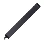 Listwa przeciwprzepięciowa, 5 gniazd 2P+Z, kabel 3x1,0mm2, długość 1,5m, z wyłącznikiem podświetlanym dwutorowym. 10A/230 VAC, Ochronnik przeciwprzepięciowy, Ładowarka 2xUSB 2,1A. Płaska wtyczka