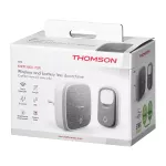 Thomson Halo Plugin, dzwonek bezprzewodowy, sieciowy z przyciskiem bezbateryjnym, 32 dźwięki, zakres działania 150m