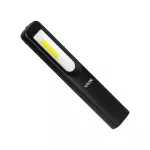 Latarka warsztatowa LED 3W 200lm + 50lm, 1200mAh, 3 tryby 100%, 50%, dioda frontowa, magnes, klips