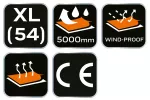 Spodnie robocze softshell, rozmiar XL