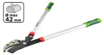 Sekator do gałęzi kowadełkowy 710 mm, średnica cięcia 42 mm, uchwyty aluminiowe