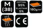 T-shirt damski ciemnoszary, rozmiar M