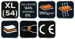 Kurtka softshell HD+, rozmiar XL
