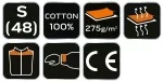 Bluza robocza, HD+, rozmiar S