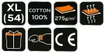 Bluza robocza, HD+, rozmiar XL
