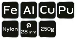 Młotek z wymiennymi końcówkami 250g/28mm