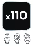 Smarowniczki ,110 sztuk