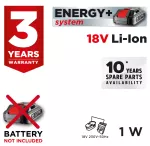 Adapter USB - latarka LED Energy+, bez akumulatora