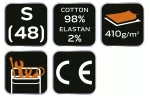 Krótkie spodenki DENIM, rozmiar S