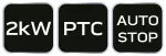 Nagrzewnica elektryczna ceramiczna PTC, 2kW nowy model