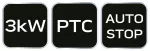 Nagrzewnica elektryczna ceramiczna PTC, 3kW nowy model