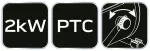Nagrzewnica elektryczna ceramiczna PTC 2kW