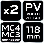 Klucze do złącz fotowoltaicznych MC4 2 szt.