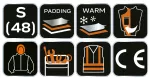 Kurtka robocza Warm, rozmiar S