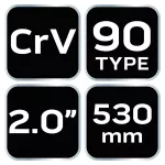 Klucz do rur typ "90", 2.0", 530 mm