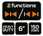 Ścisk automatyczny heavy duty 6"/150