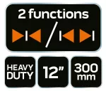 Ścisk automatyczny heavy duty 12"/300