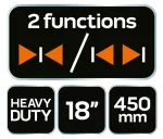 Ścisk automatyczny heavy duty 18"/450