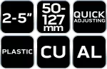 Obcinak do rur miedzianych i aluminiowych 50-127 mm