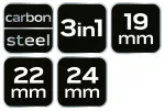 Narzędzie do osi motocyklowych 3 w 1