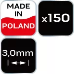 Krzyżyki dystansowe 3.0 mm, 150 szt.
