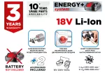 Mieszarka podwójna bezszczotkowa Energy+ 18V bez akumulatora