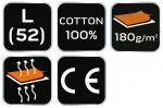 T-shirt czerwony, rozmiar L