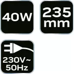 Lutownica oporowa 40W