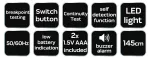 Indukcyjny tester napięcia 12-1000V AC
