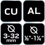 Obcinak do rur miedzianych i aluminiowych 3-32 mm