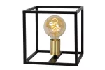 RUBEN Table lamp 1x E27 40W Black/Satin Brass
