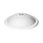 ROVO PC, plafon oświetleniowy z czujnikiem ruchu 360st, 2x25W, E27, IP20, policarbon mleczny
