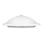 ROVO PC, plafon oświetleniowy z czujnikiem ruchu 360st, 2x25W, E27, IP20, policarbon mleczny