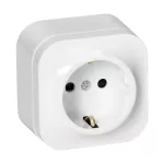 Gniazdo pojedyncze n/t ToDo 2P+Z Sch. IP20, 16A, 230V AC, biały, 10szt