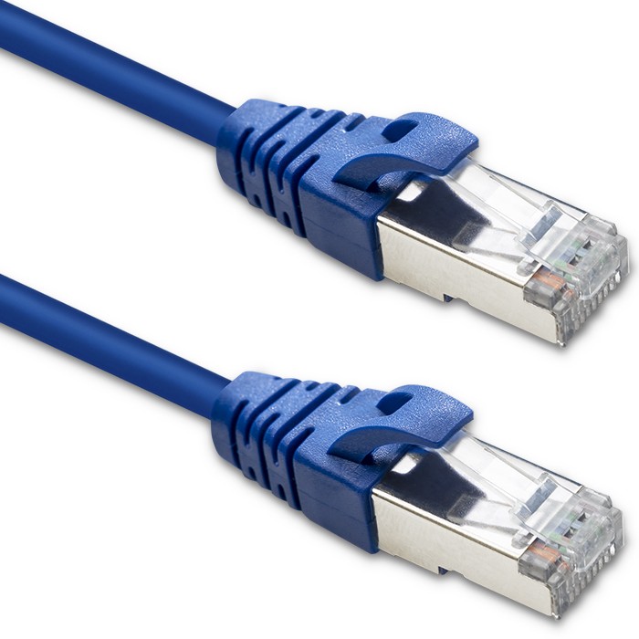 Qoltec Kabel Patchcord FTP | CAT6 | 2 x RJ-45 | 2m | High speed | Gold | Ekranowany