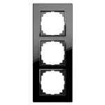 SENTIA ramka potrójna szkło IP 20 - kolor czarny