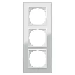 SENTIA ramka potrójna szkło IP 20 - kolor biały