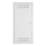 MSF rozdzielnica 4x12 multimedialna podtynkowa drzwi metalowe IP 30 - kolor biały