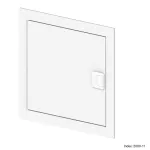 MSF drzwi 1x12 metalowe z ramą komplet IP 30 - kolor biały