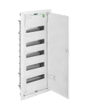 MSF rozdzielnica 5x12 PE+N podtynkowa drzwi metalowe IP 30 - kolor biały